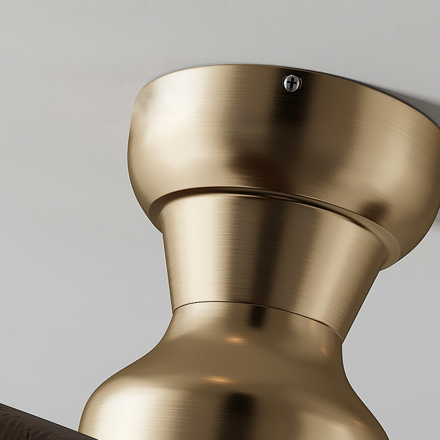 Nordic Wood Flush Mount Ceiling Fan with Light