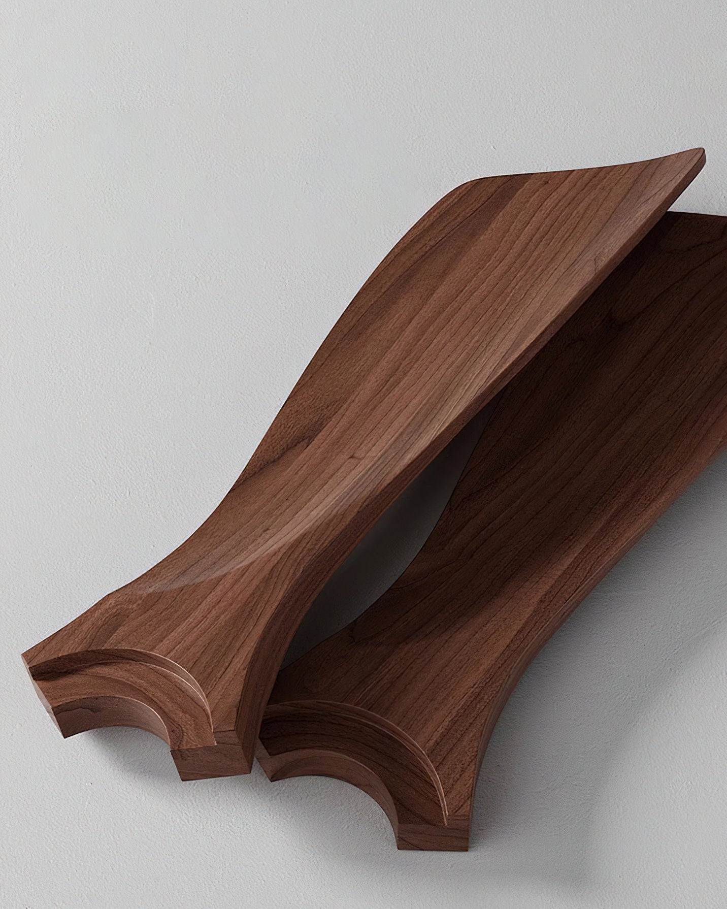 Retro Wood Blade Ceiling Fan Light