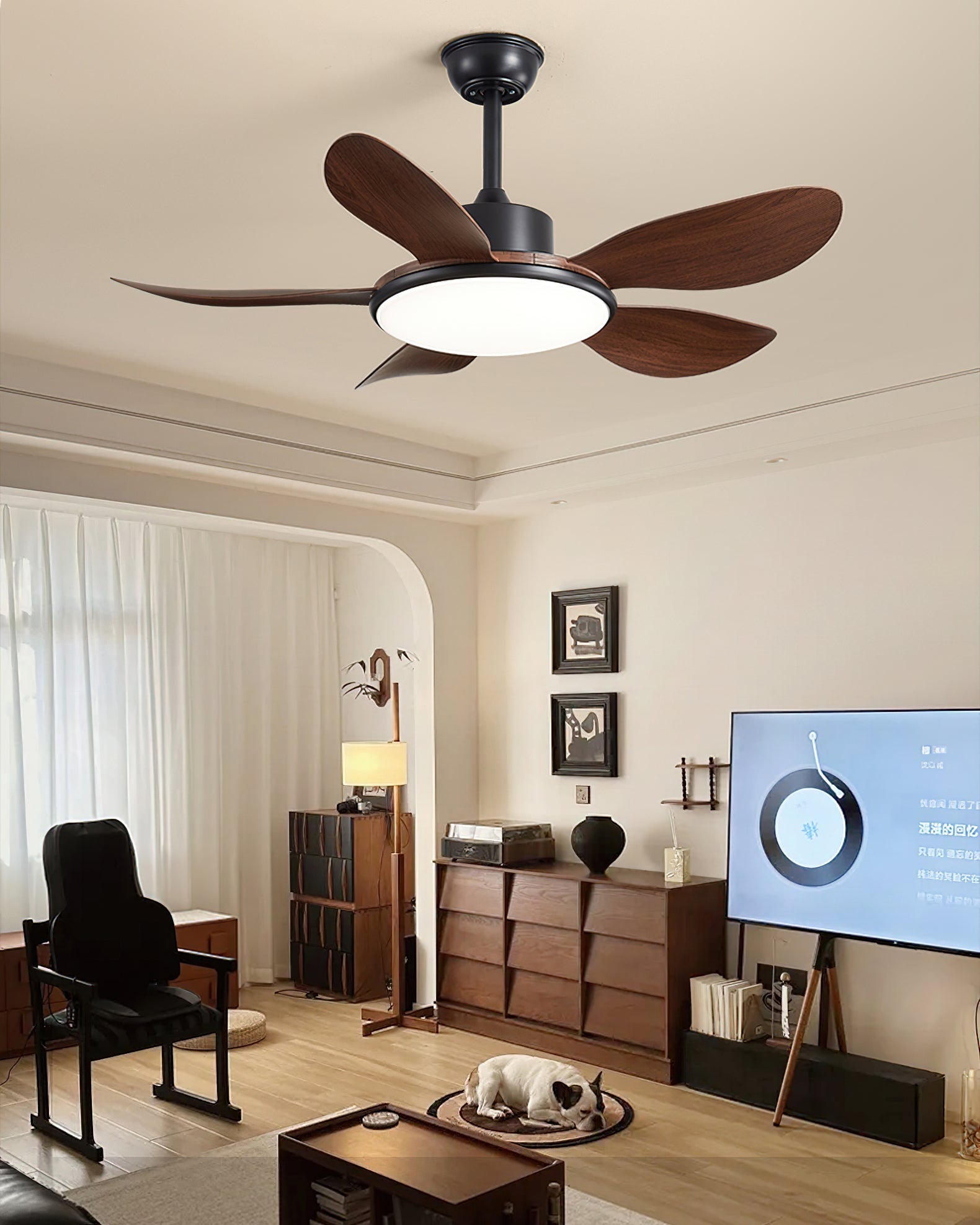 Retro Ceiling Fan Light