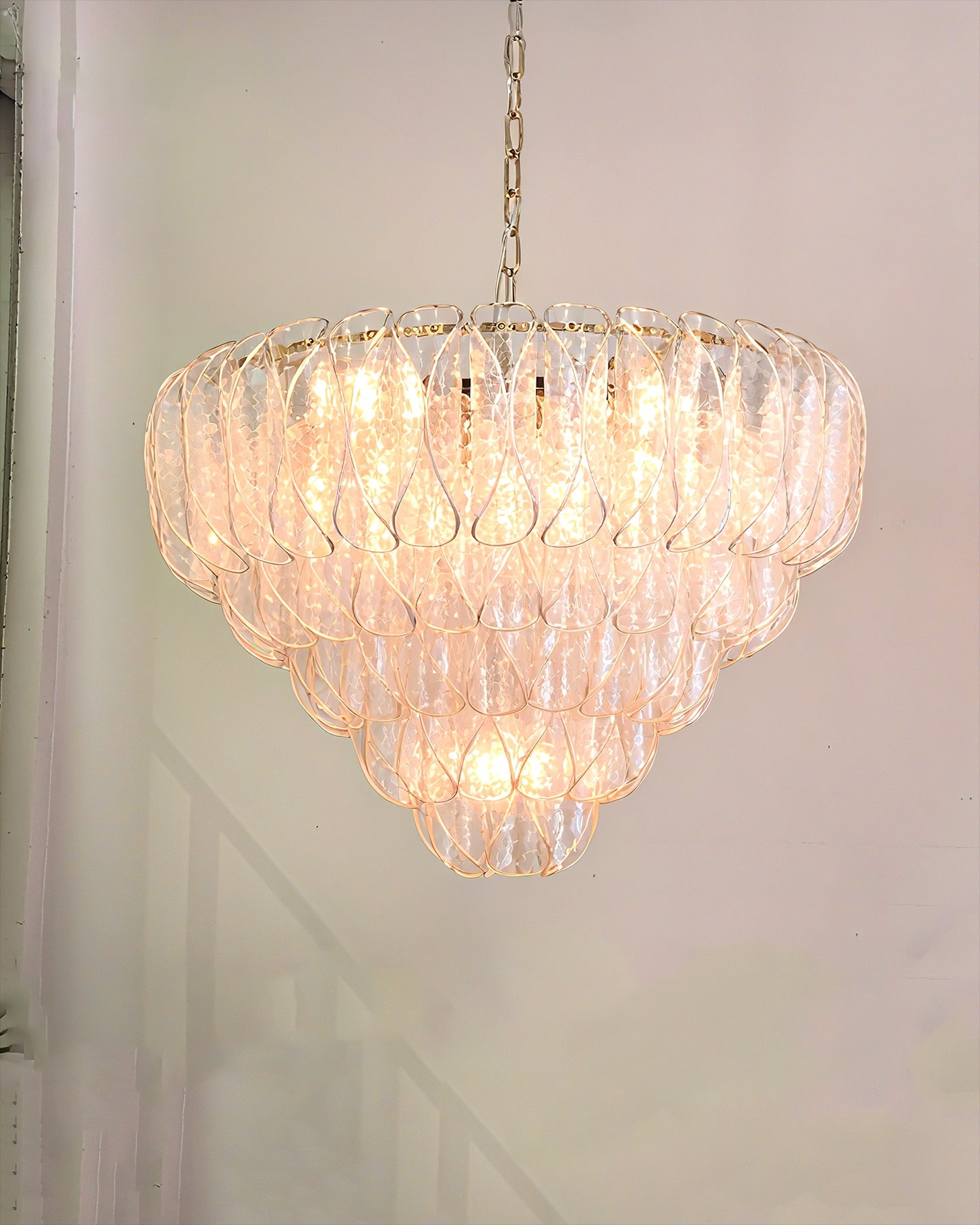 Poliedri Glass Chandelier