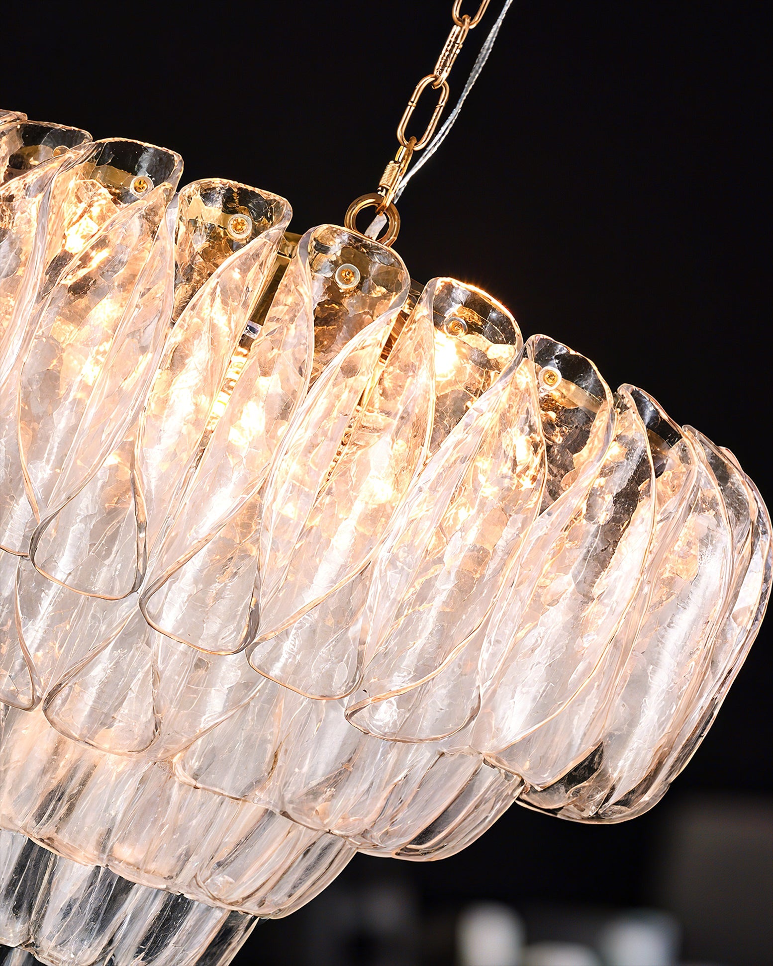 Poliedri Glass Chandelier