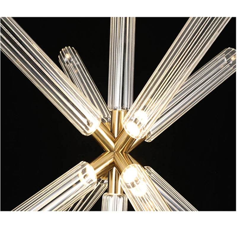 Post-Modern Luxury Designer Snowflake Glass Pendant Lamp