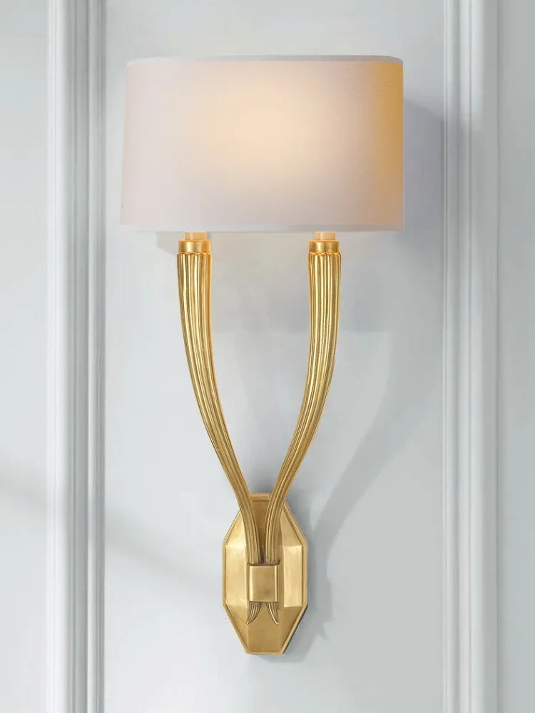 Ruhlmann Double Sconce copper living room wall lamp