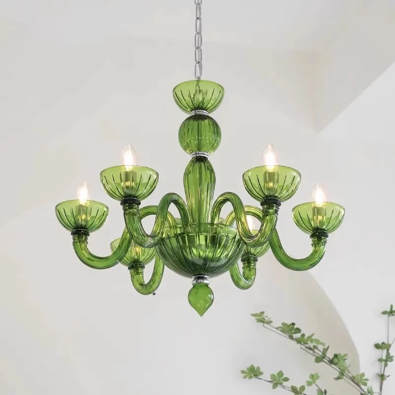 French medieval Murano Murano pendant light