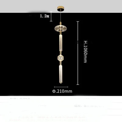 Post-Modern Luxury Designer Snowflake Glass Pendant Lamp