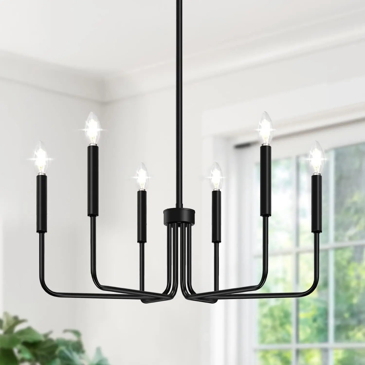 Retro Loft Candle Chandeliers AC110-260V