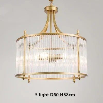 American modern crystal chandelier