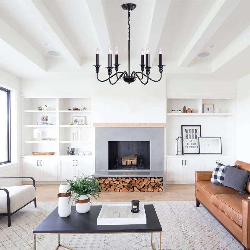 Retro Loft Living Room Chandelier