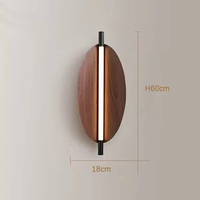 Japanese style wood grain restaurant tea room pendant light