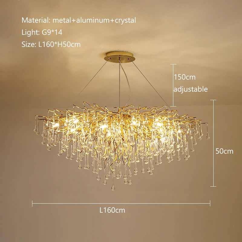 Modern Luxury Crystal Chandelier