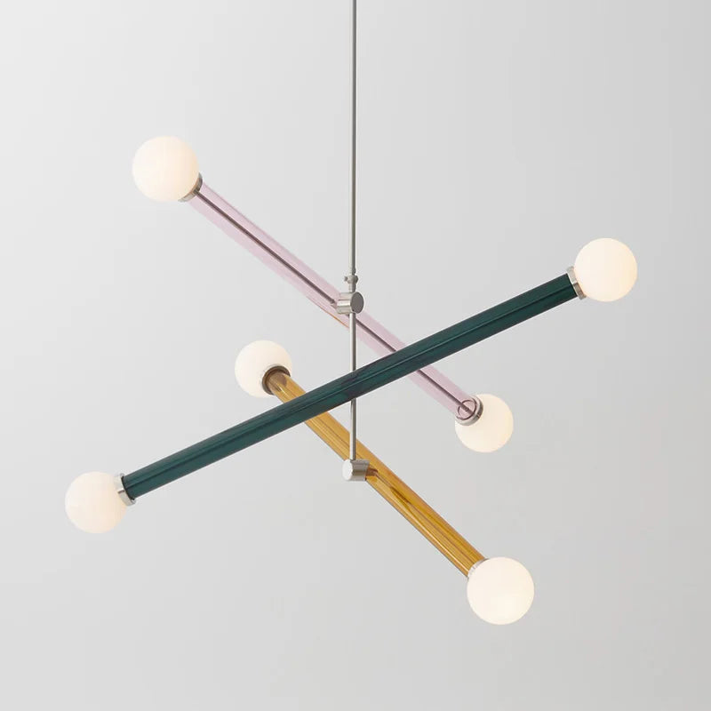 Minimal Colorful Nordic Chandelier for Kids  Living Spaces