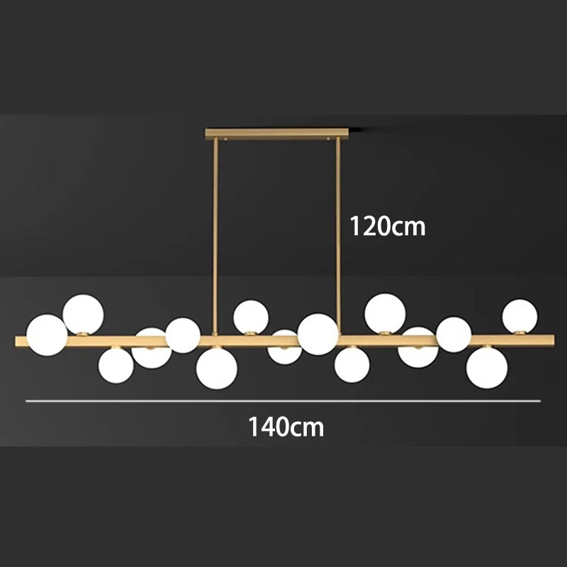 Modern home glass pendant light
