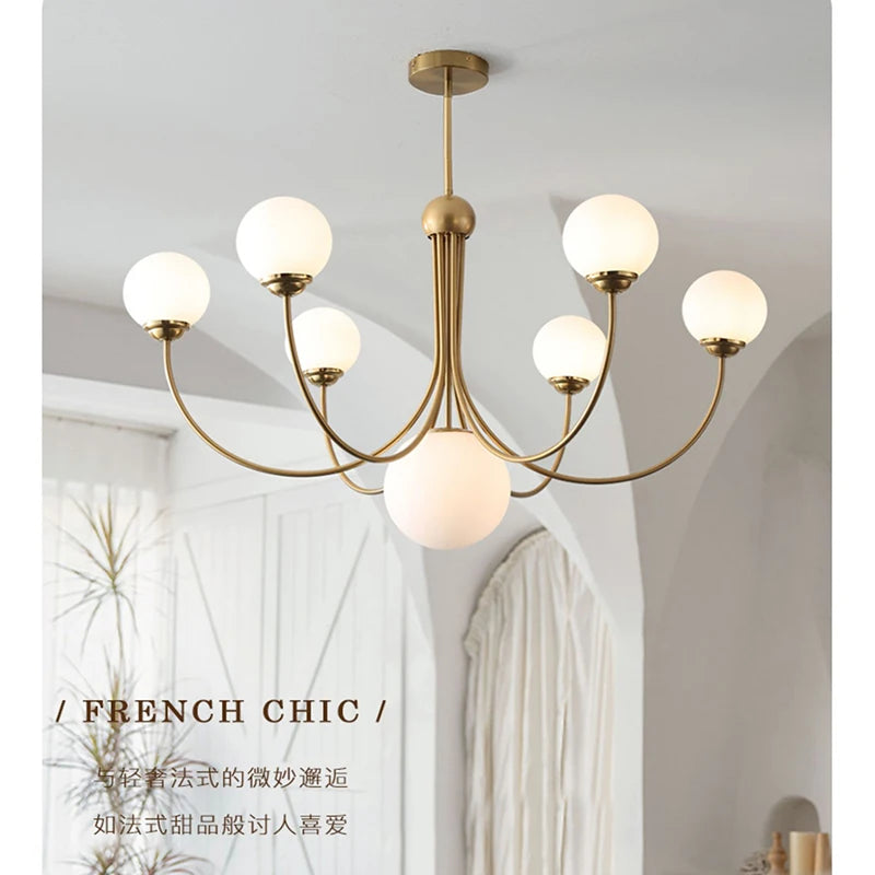 luxury Gold sputnik chandelier