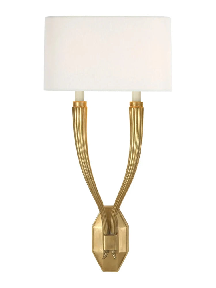 Ruhlmann Double Sconce copper living room wall lamp