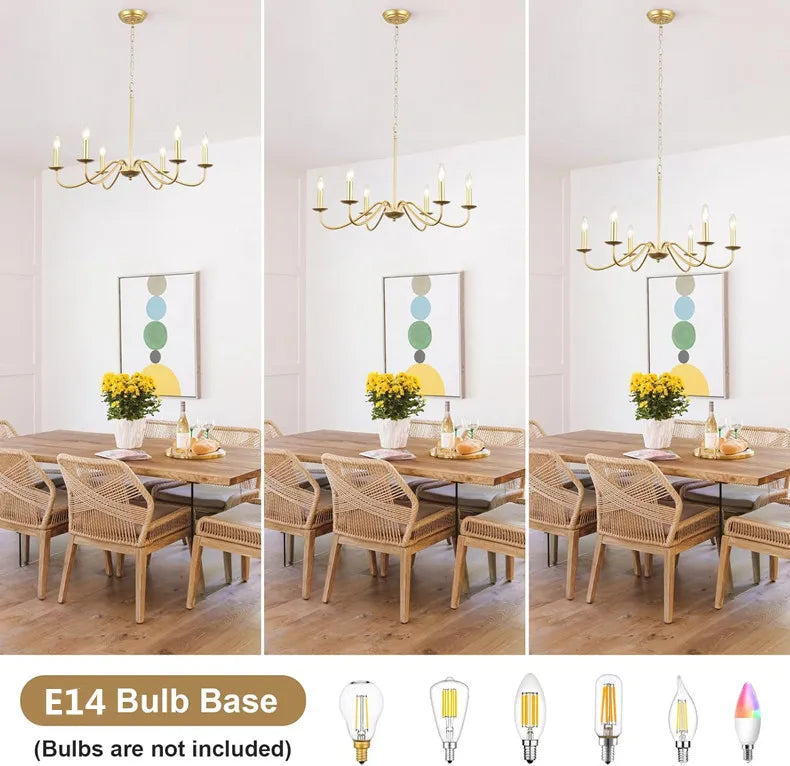 Retro Loft Living Room Chandelier