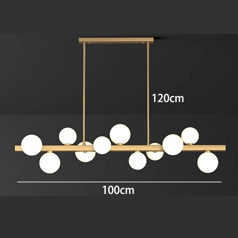 Modern home glass pendant light