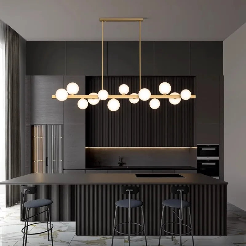 Modern home glass pendant light