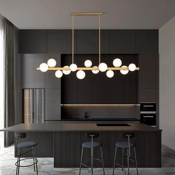 Modern home glass pendant light