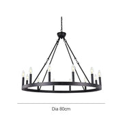 Copper retro industrial style Chandelier