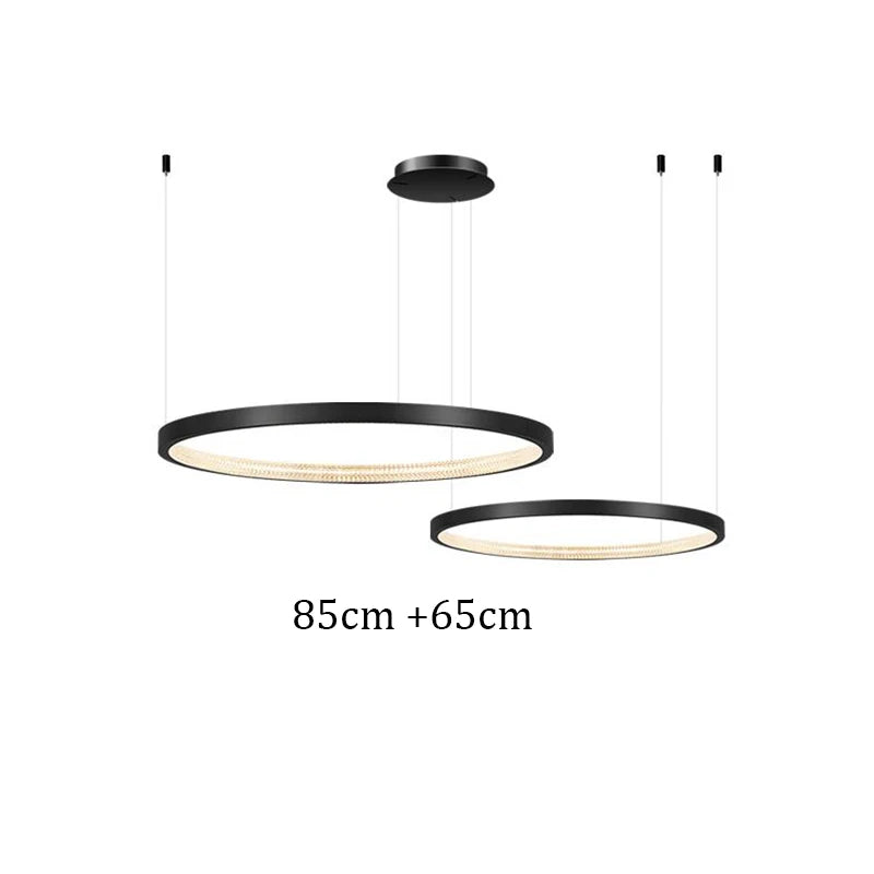 Phube Brass Ring Pendant Lamp Modern Pendant Light For Living Room Hanging lamp Hall Lobby Ceiling lamp Hanging Light Fixtures
