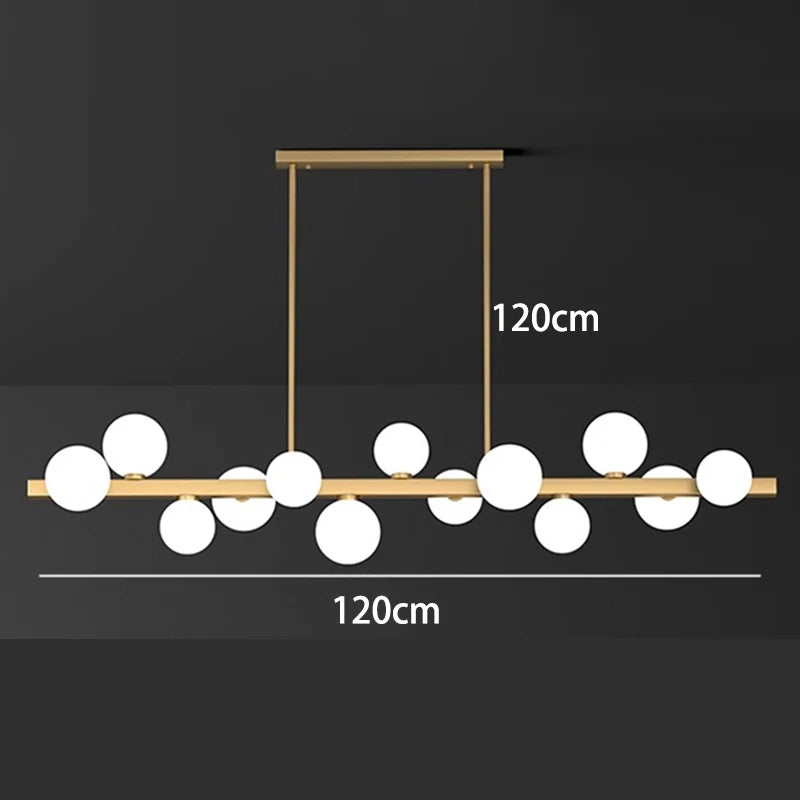 Modern home glass pendant light