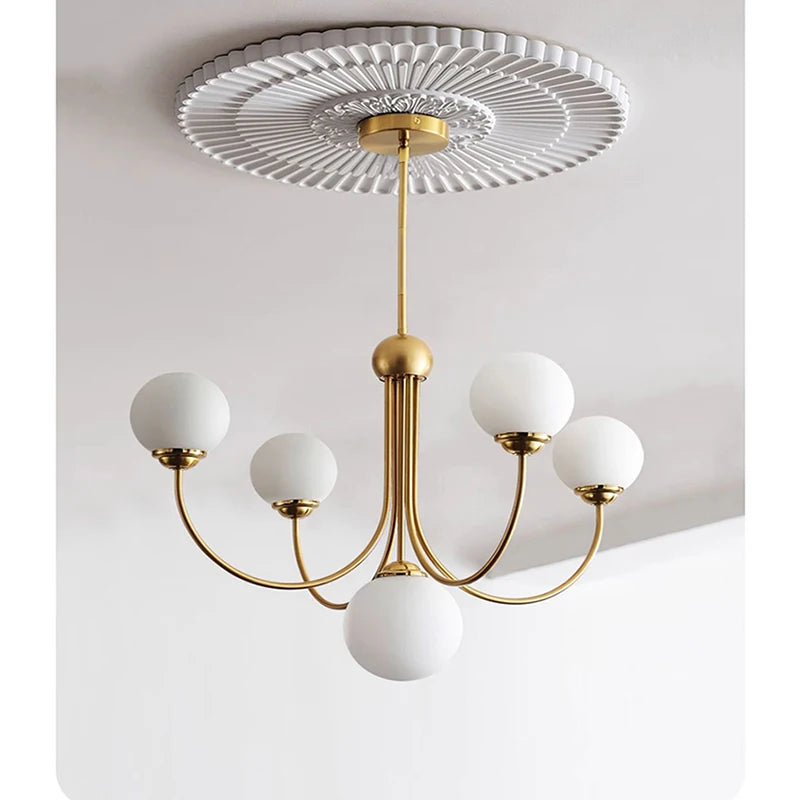 luxury Gold sputnik chandelier