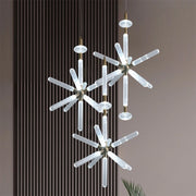 Post-Modern Luxury Designer Snowflake Glass Pendant Lamp