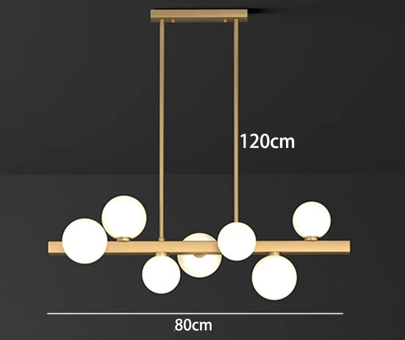 Modern home glass pendant light