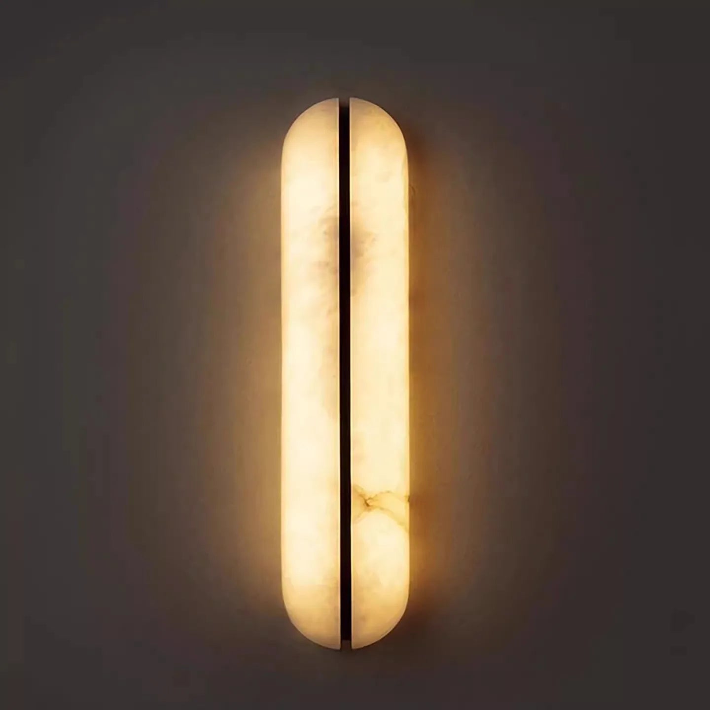 Spanish Natural Marble &amp Solid Copper Wall Sconce
