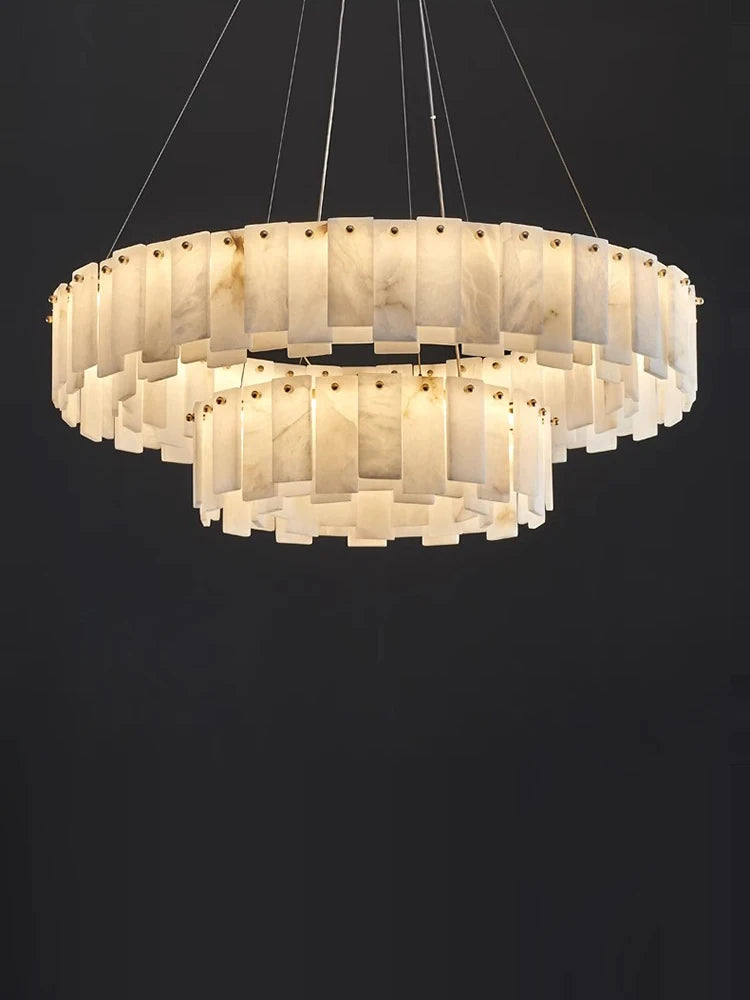 snowflake stone vintage luxury style chandelier
