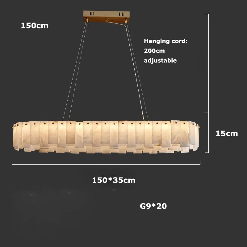 snowflake stone vintage luxury style chandelier