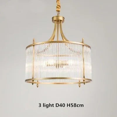 American modern crystal chandelier