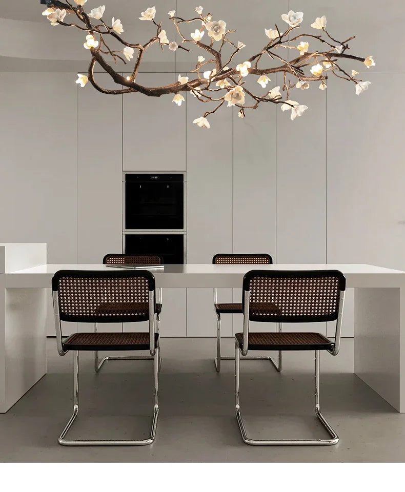 New Italian Light Luxury Copper Ceramic Living Room Ceiling Light