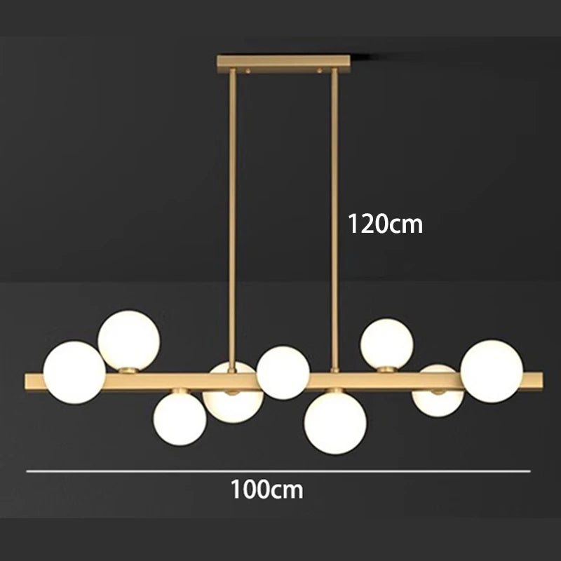 Modern home glass pendant light
