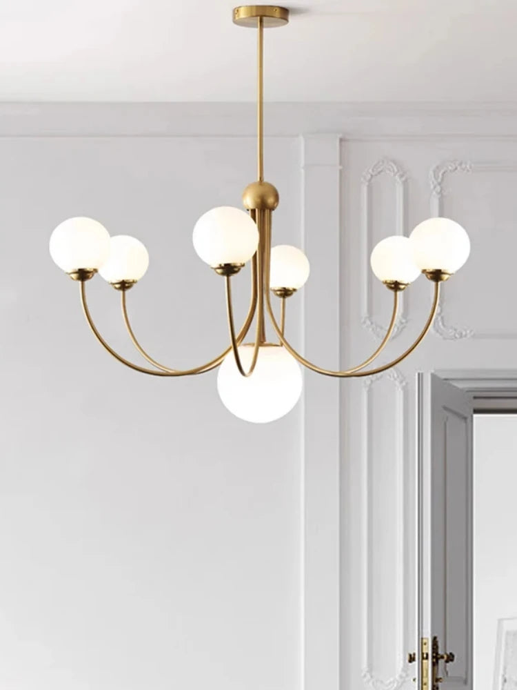 luxury Gold sputnik chandelier