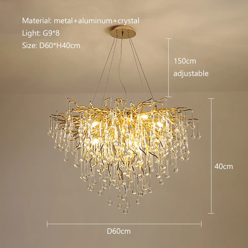 Modern Luxury Crystal Chandelier