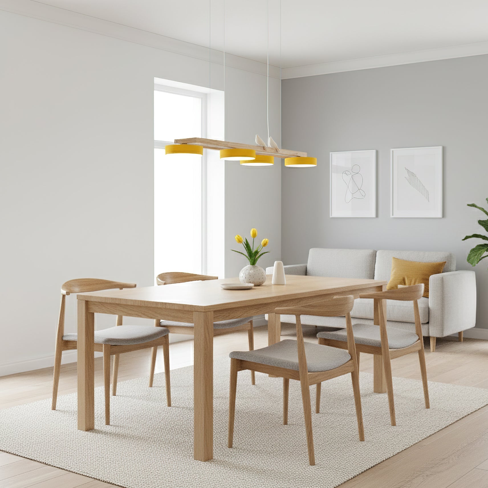 Sienna Bird Long Chandelier