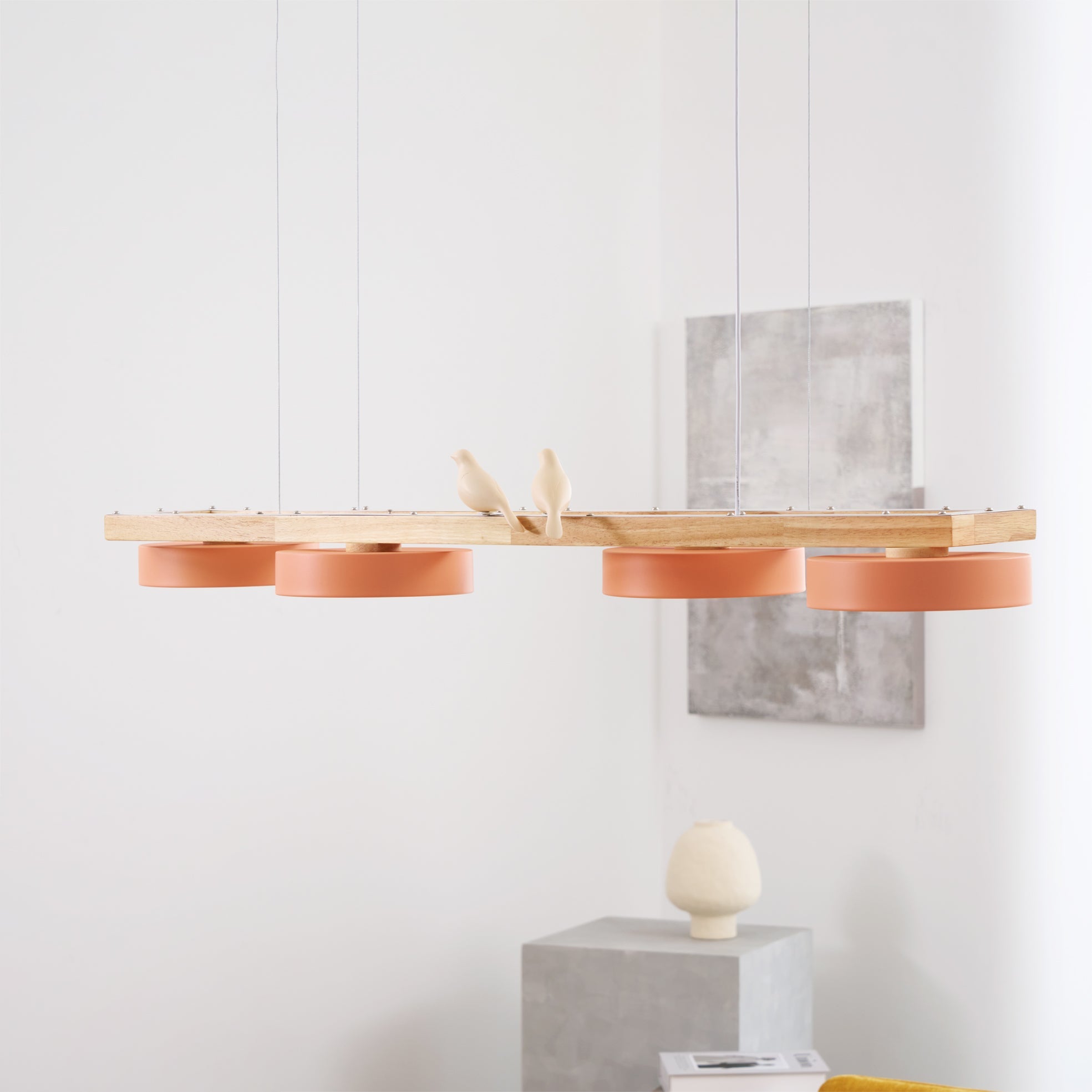 Sienna Bird Long Chandelier