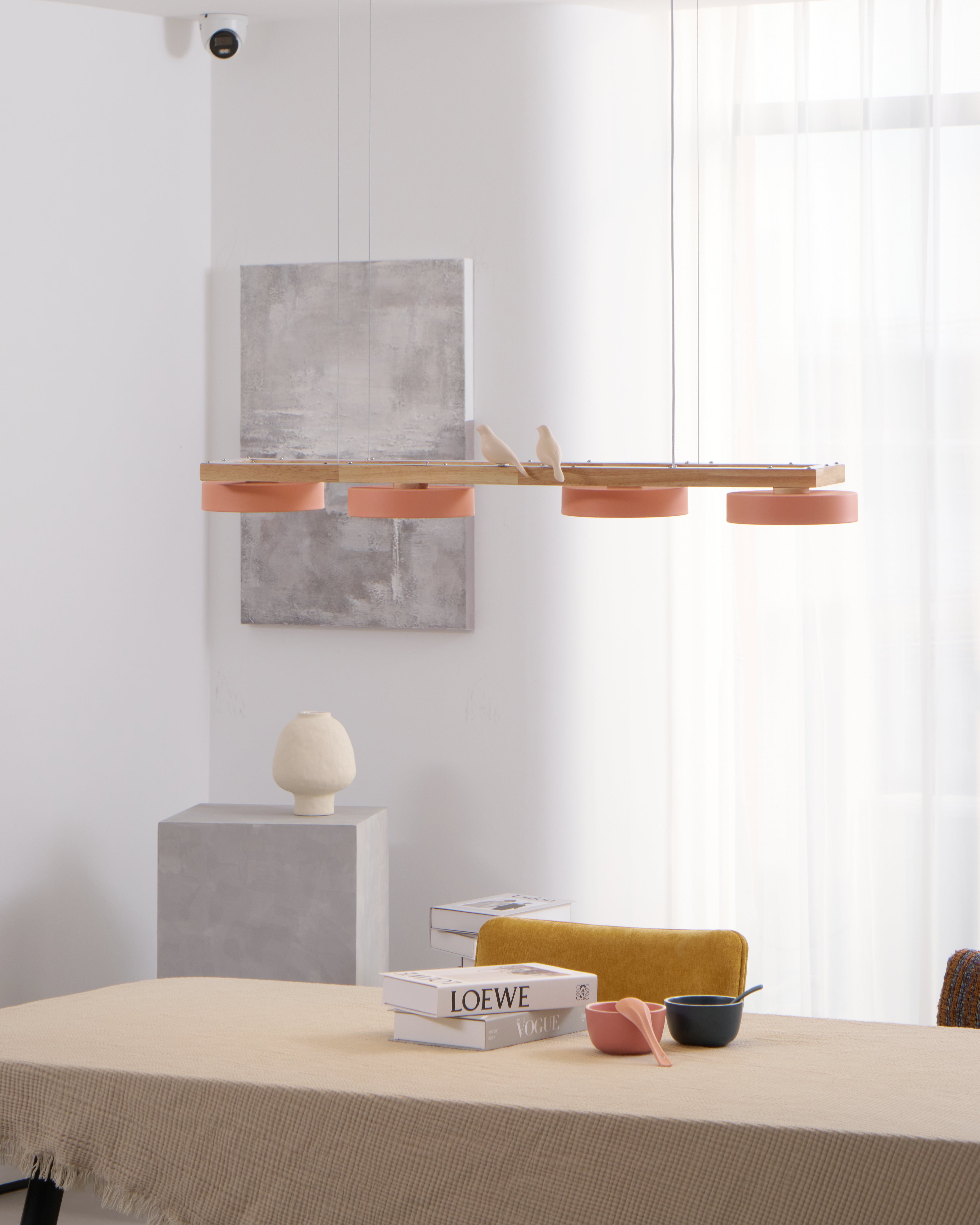 Sienna Bird Long Chandelier