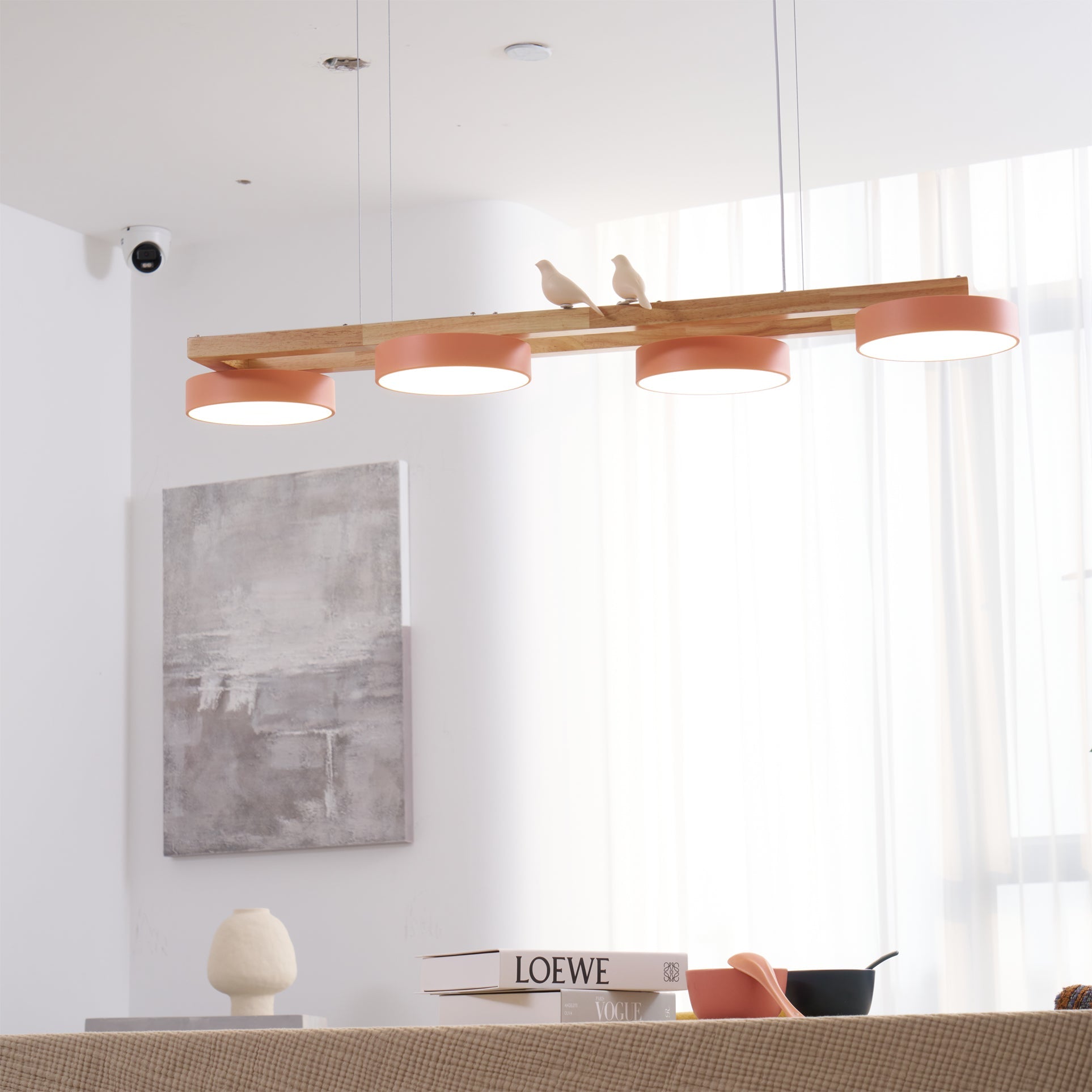 Sienna Bird Long Chandelier