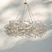Fiore Crown Crystal Branch Chandelier 39" 48" 60“