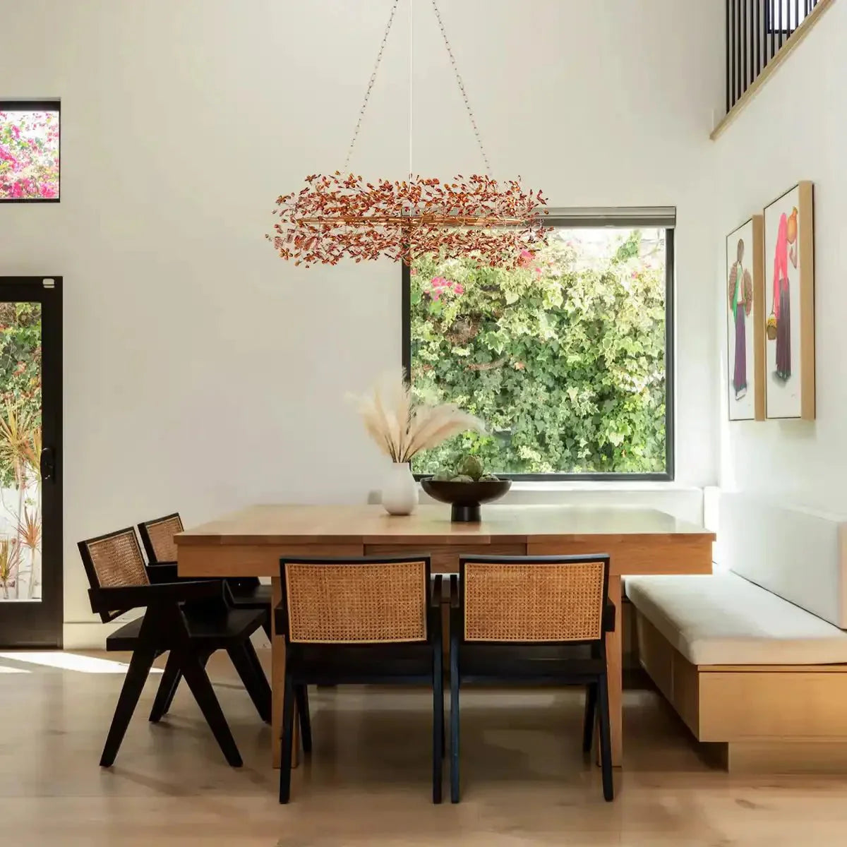 Fiore Crown Crystal Branch Chandelier 39" 48" 60“