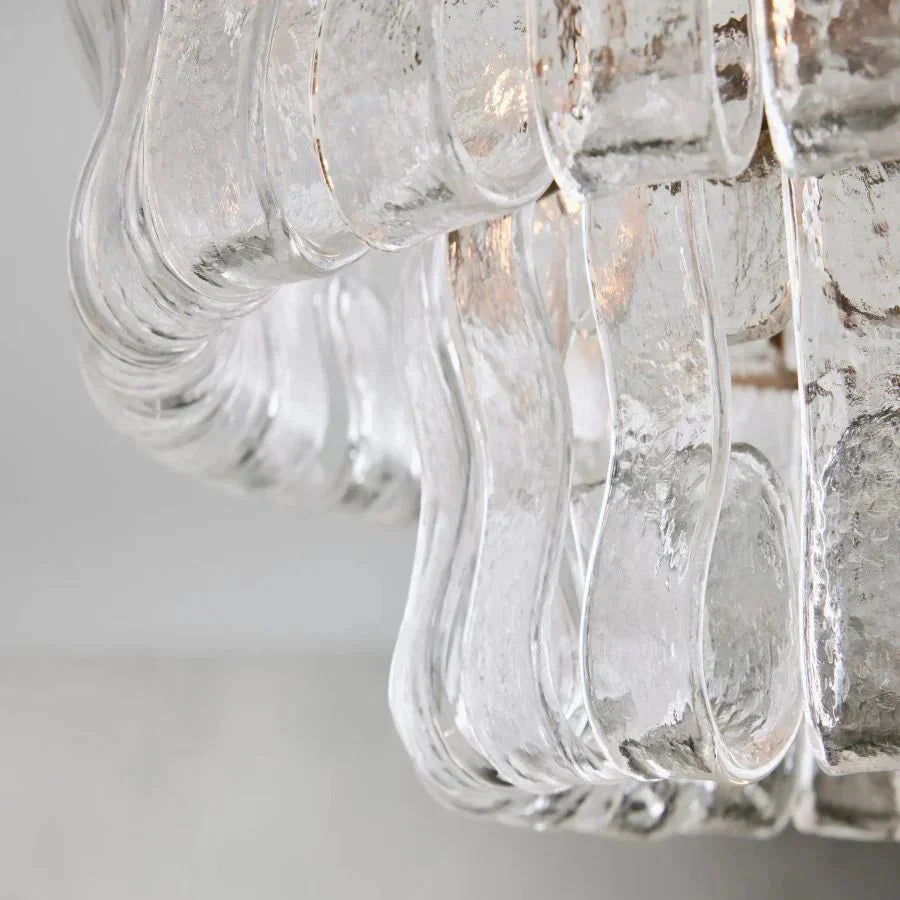 Ghiaccio Modern Glass Ceiling Lamp