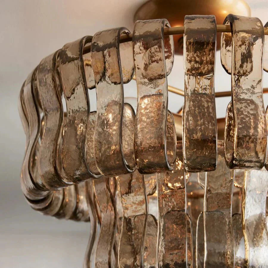 Ghiaccio Modern Glass Ceiling Lamp