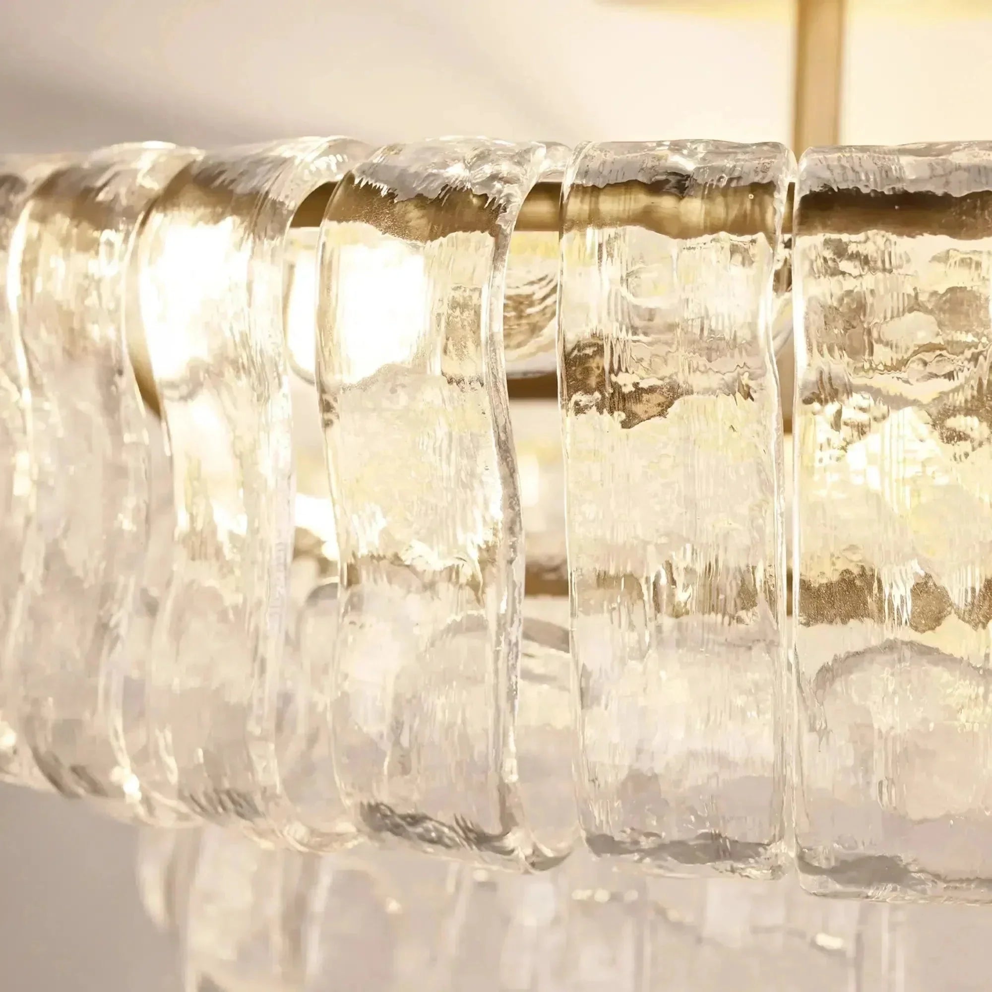 Ghiaccio Modern Glass Ceiling Lamp