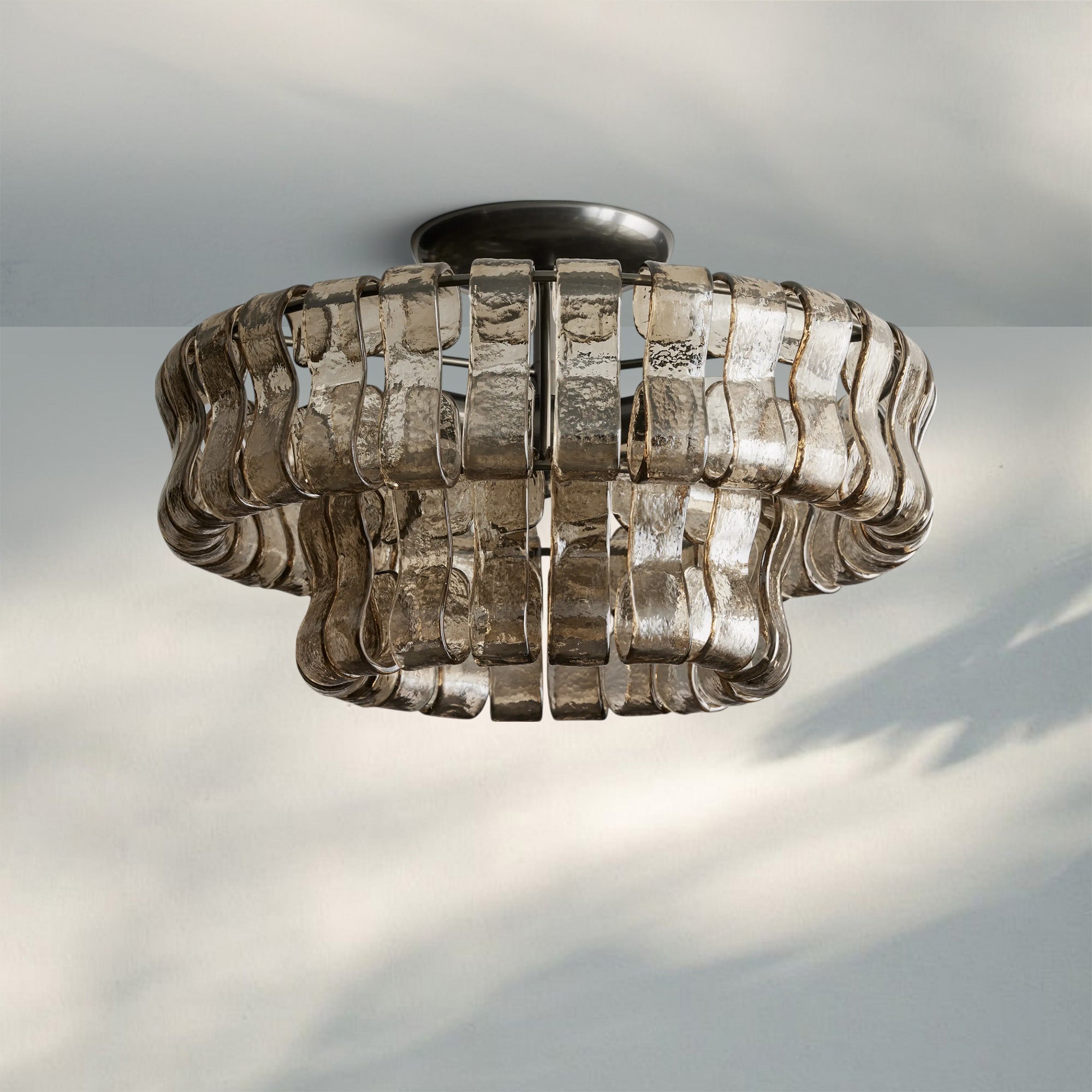 Ghiaccio Modern Glass Ceiling Lamp
