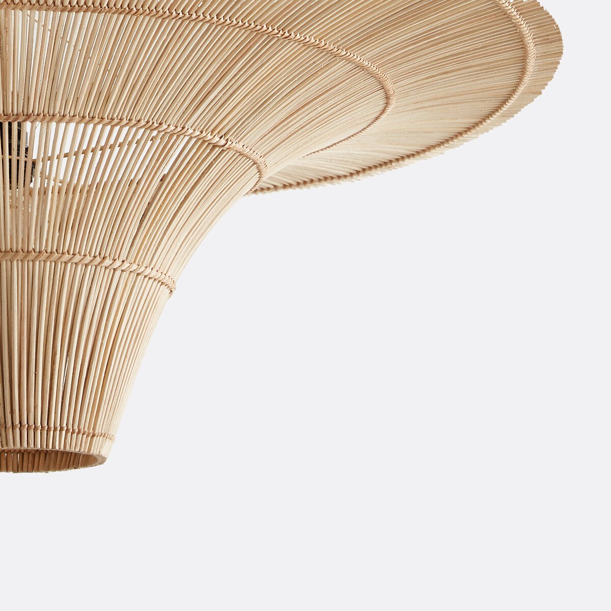 Junita woven lampshade, 80cm,  beige