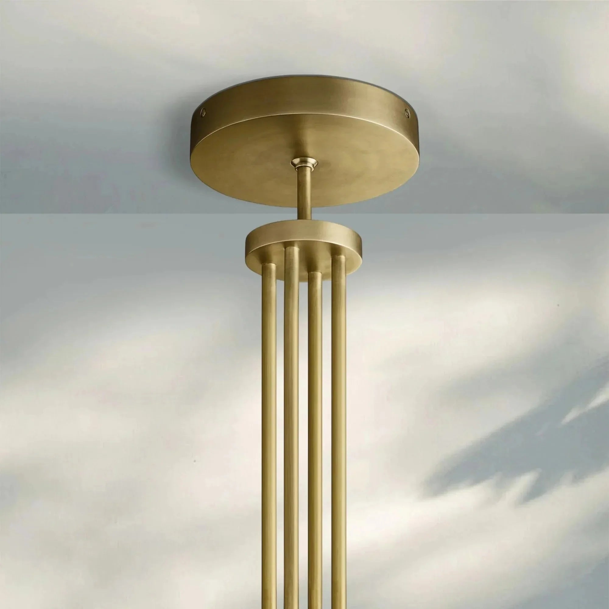 Aurora Candle Round Chandelier